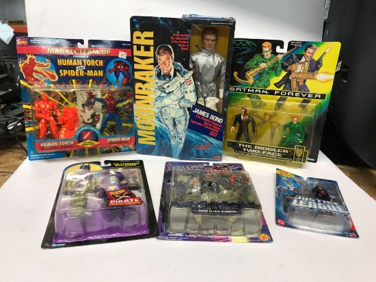 Vintage Toys In Original Box 6 Units