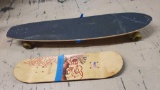 Hobie Long Board 4ft Long and Hodads Skateboard Deck 2.5 ft Long