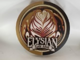 Elysian Split Shot Wooden Sign 21in long 2 Feet Tall