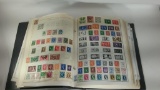 World Stamp Album Countries G, H, I, J with Stamps