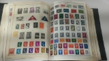 World Stamp Album Countries K, L, M, N, O, P with Stamps