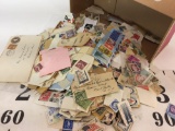 Loose Stamp Collection in box