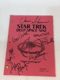 Signed Star Trek Deep Space Nine Past Prologue Final Draft Script