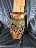 Hand carved African base