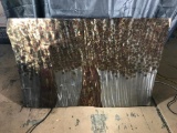 Burned sheet of stainless steel art 4'x3'