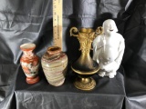 Onyx Vase Japanese Vase Gold Vase Buddha Sake Bottle 4 Units