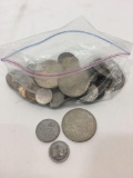 Bag of assorted Mexican Coins - 50 Pesos, 10 Pesos