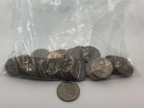 Bag of 50 Centavos Mexico Coins