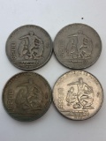 1986 Mexico 200 Peso Coins - Copa Mundial de Futbol