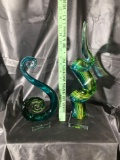 Murano Glassware Decorative Figurine 2 Units