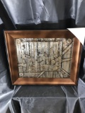 Dennis Peter Wymbs Artwork Pressed Tin Framed