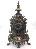 Large Brass Electric Clock