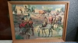 Western Art Print by Charlie Dye (1906-72)