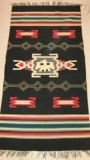 Woven Wool Rug Classic 'Thunderbird' Pattern