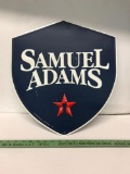 Samuel Adams Tin Beer Advertising Sign