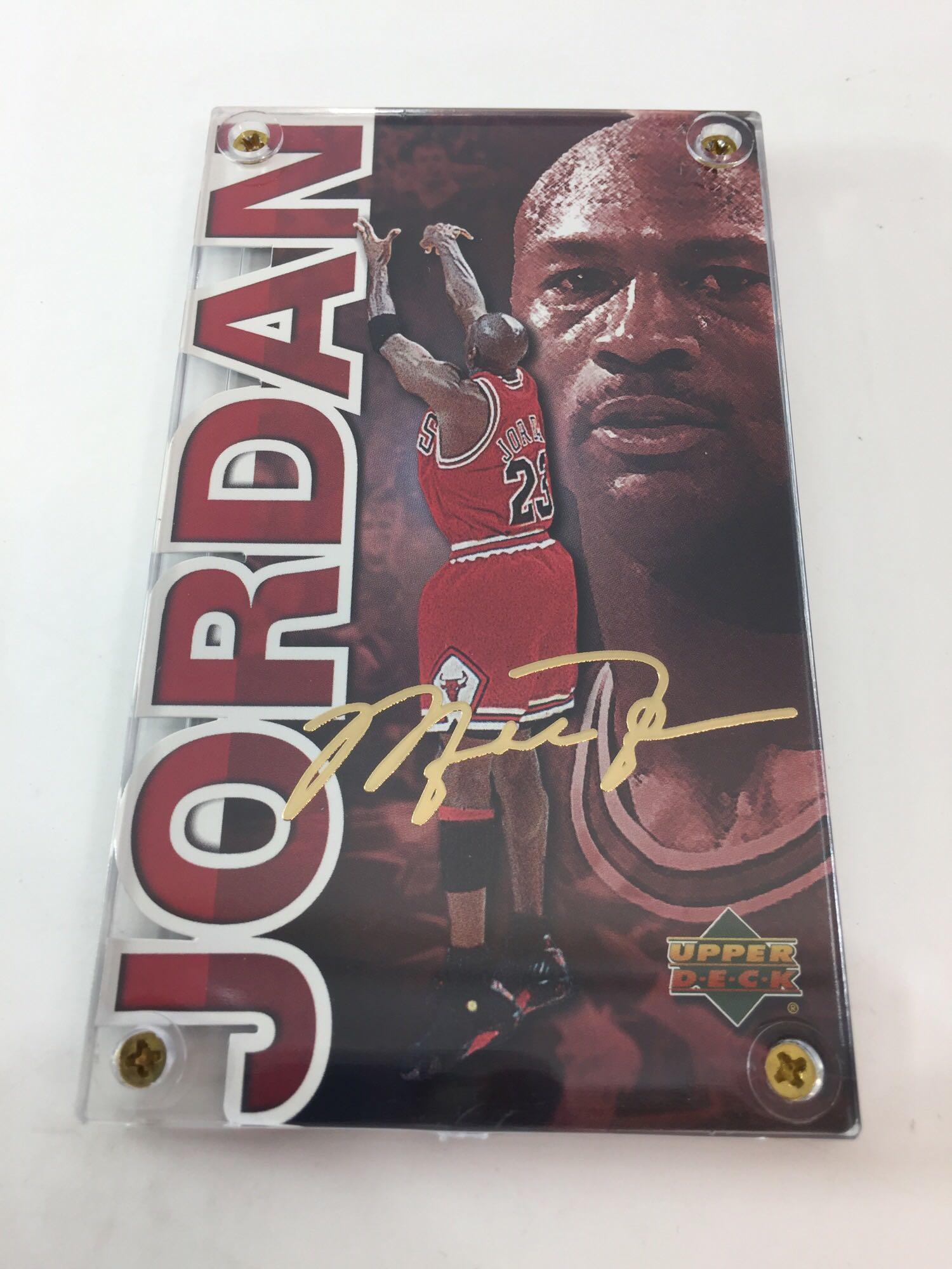 1999 Upper Deck NBA Michael Jordan 24k Gold | Proxibid