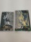 NFL 1999 Keyshawn Johnson 24k Gold & Silver Card #200 & 24k Gold Signature Card #221- 2 Card Set