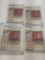 75th Ann Wheaties MINI Box Flats w/ Lou Gehrig 24k Gold Signature - Set of 4