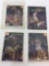 1993 Front Row Mutombo, Smith, Minor, Johnson 24k Gold Signature Card Production PROOFS - 4-Card Set