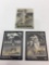 1993 Spectrum 24k Gold Signature Cards - Lou Gehrig, Babe Ruth, Satchel Paige 3-Card set