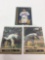 1993 Spectrum - Set of 3 Nolan Ryan 24k Gold Signature Cards- PPs