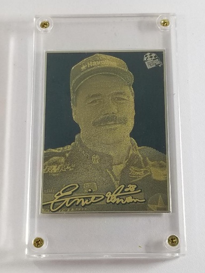 1994 Ernie Irvan 24K Gold Metal Collectible Press Pass 5000 Series Card Limited Edition