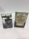 1998 NFL Kordell Stewart 24K Gold Metal and 24k Signature Collectible 2 Card Limited Edition Set