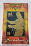 2002 WWE Hollywood Hulk Hogan 24k Gold Metal Collectible Card Limited Edition