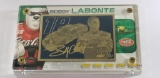 2001 NASCAR Bobby Labonte 24k Gold Metal Collectible Card Limited Edition Number