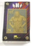 2001 WWF Hunter Hearst-Hensley 24k Gold Metal Collectible Card Limited Edition
