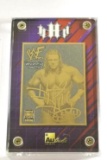 2001 WWF Hunter Hearst-Hensley 24k Gold Metal Collectible Card Limited Edition