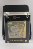 Cal Ripken Jr Golden Edge Series 24k Gold Metal Collectible Card Limited Edition 453 of 1,008