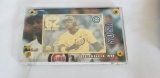 1998 MLB Sammy Sosa 62 Home Run Record 24k Gold Metal Collectible Card Limited Edition