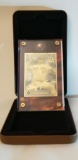 MLB 1998 Roger Clemens Team Gold 24k Gold Metal Collectible Card Limited Edition Number 312/1,000