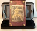 1997 MLB Gold Greg Maddux 24k Gold Metal Collectible Card Limited Edition Number 282/750