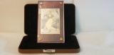 1997 MLB Team Gold Frank Thomas 24k Gold Metal Collectible Card Limited Edition Number 259/750