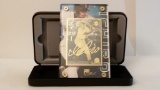 2001 Ichiro Suzuki 24k Gold Metal Collectible Card Limited Edition 4642 / 51000