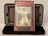 1997 MLB Gold Mike Piazza 24k Gold Metal Collectible Card Limited Edition Number 324/750