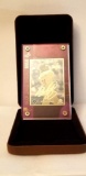 1998 MLB Gold Mike Piazza 24k Gold Metal Collectible Card Limited Edition 105 of 1,000