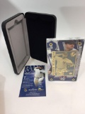 2003 MLB Roger Clemens 300 Career Wins 24k Gold Metal Collectible Card Limited Edition