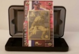 MLB 2002 Ozzie Smith Hall Of Fame 24k Gold Metal Collectible Card Limited Edition 523/10000