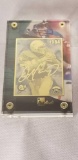 2000 NFL Dan Marino Career Card 24K Gold Metal Collectible Card Limited Edition 1131/10000