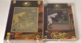 MLB 1998 Roberto Alomar 24k Gold & Silver Card & 24k Gold Signature Card - 2 Card Set -