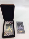 MLB 1998 Tony Clark 24k Gold & Silver Card & 24k Gold Signature Card - 2 Card Set -