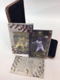 MLB 1998 Jose Cruz Jr. 24k Gold & Silver Card & 24k Gold Signature Card - 2 Card Set -