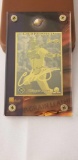MLB 1998 Chipper Jones 24k Gold & Silver Card Limited Edition Error