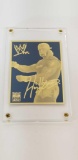 2002 WWF Limited Edition Hulk Hogan 24k Gold Metal ERROR Card w/ Certificate of Authenticity