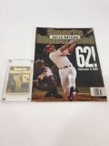 MLB 1998 Mark McGwire 62 HR Sports Illustrated 24k Gold & Silver ERROR Card w/ Matching SI mag