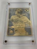 MLB 2000 Nomar Garciaparra Collectible 24k Gold & Silver ERROR Card