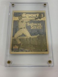 MLB 2000 Sports Illustrated Subway Series Derek Jeter Collectible 24k Gold & Silver ERROR Card